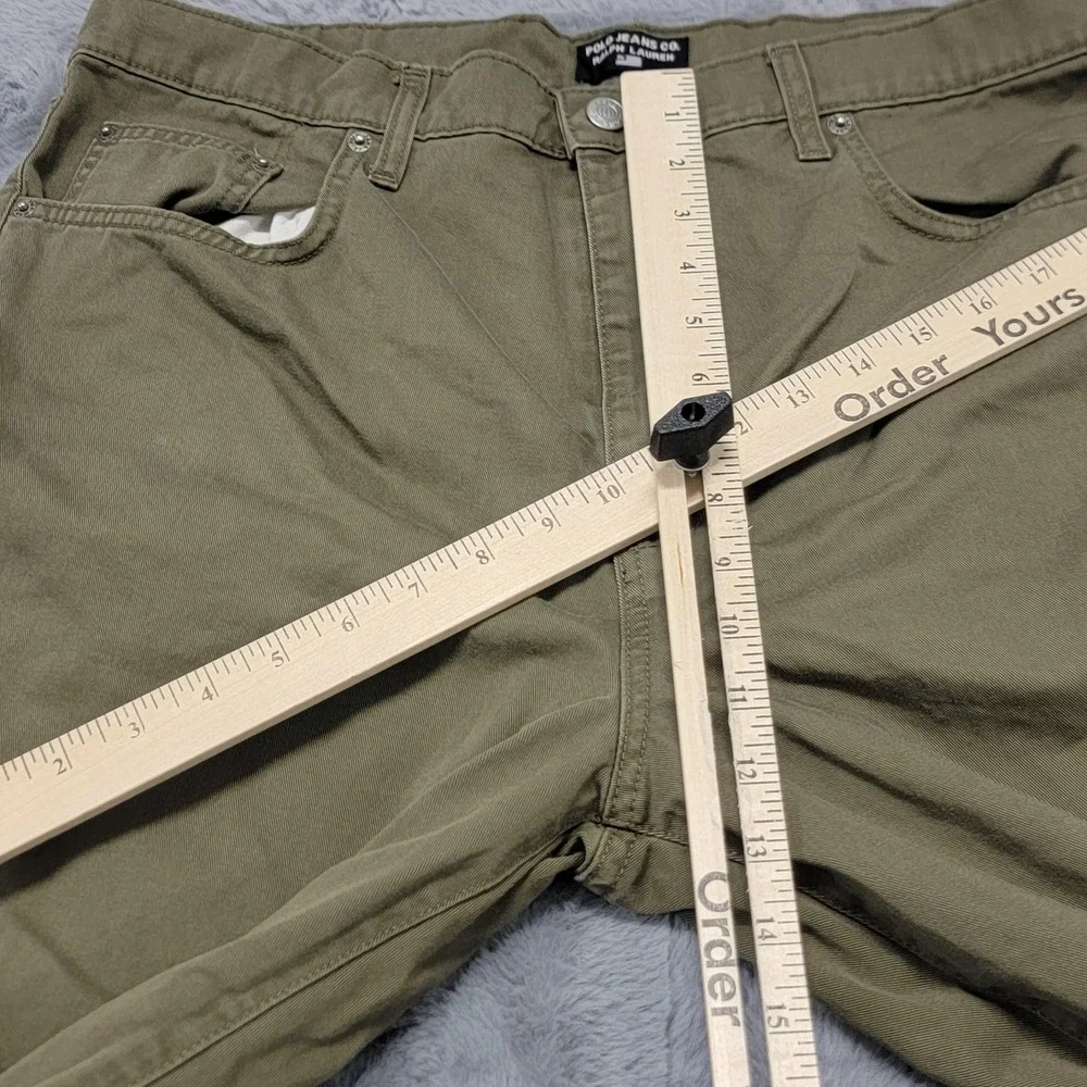 Vintage Polo Jeans‎ Co Ralph Lauren Jeans Mens 36x32 Olive Green Wide Leg Y2K